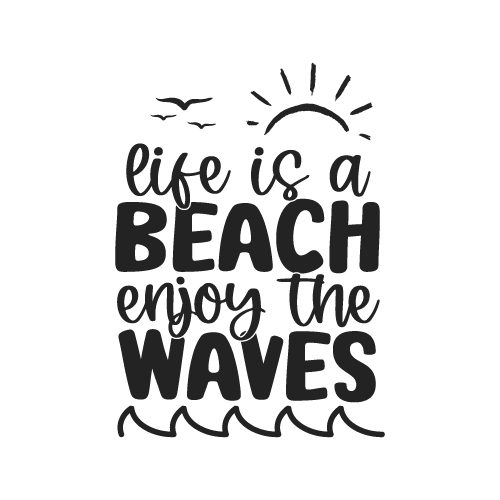 Beach 50 — Beach cut file SVG cut file