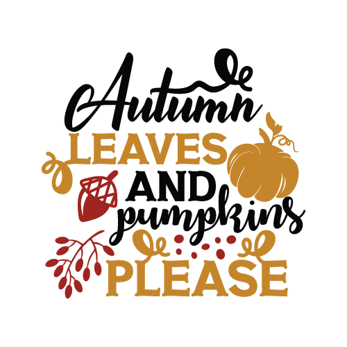 Fall 42 — Fall cut file SVG cut file