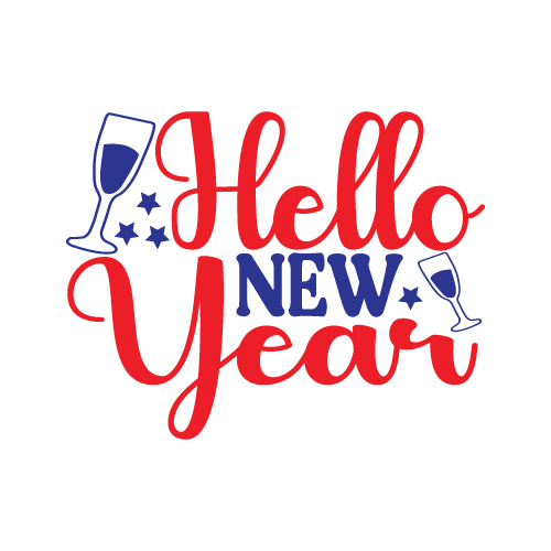 New Year 19 — New Year cut file SVG cut file