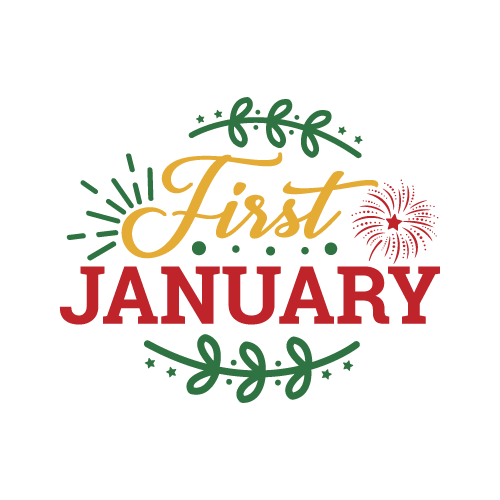 New Year 03 — New Year cut file SVG cut file