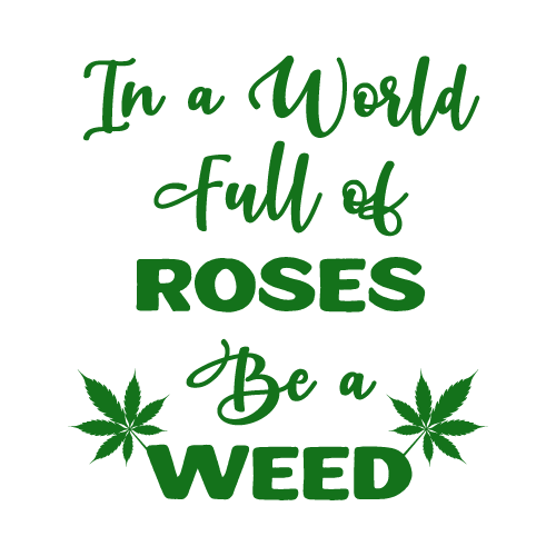 Weed 38 — Weed cut file SVG cut file