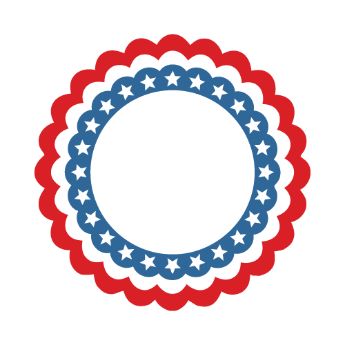 4th of July 24 — 4th of July monogram SVG cut file