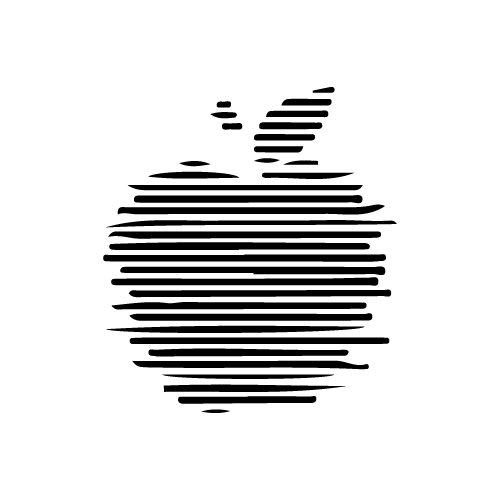 Apple 25 — Apple monogram SVG cut file