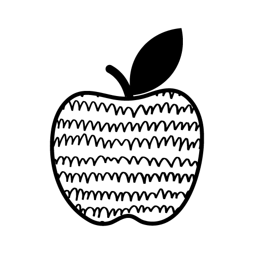 Apple 43 — Apple monogram SVG cut file