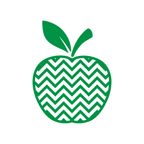 Apple 50 — Apple monogram SVG cut file