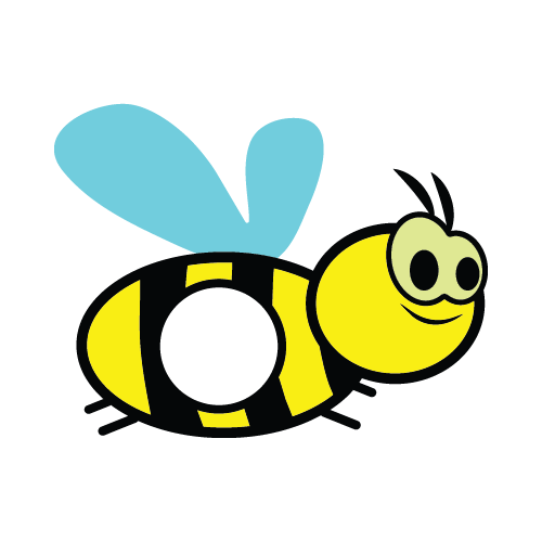 Bee 23 — Bee monogram SVG cut file