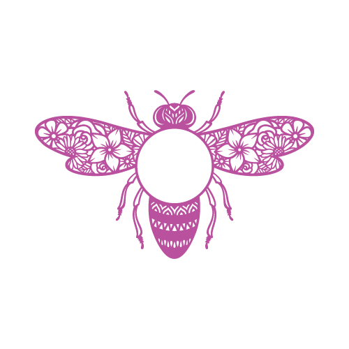 Bee 25 — Bee monogram SVG cut file