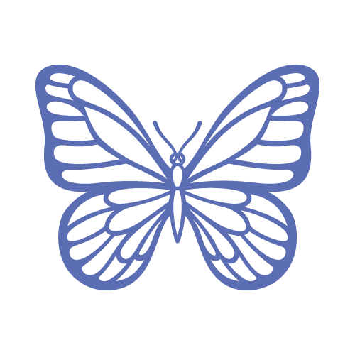 Butterfly 19 — Butterfly monogram SVG cut file