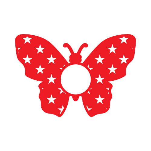 Butterfly 20 — Butterfly monogram SVG cut file