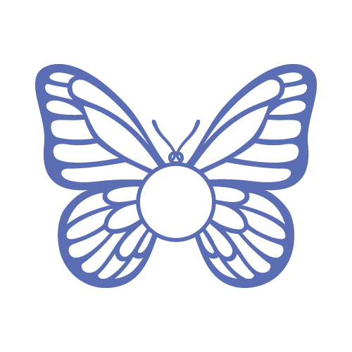 Butterfly 22 — Butterfly monogram SVG cut file