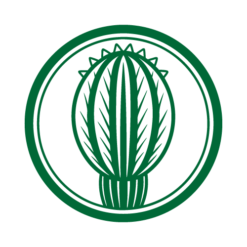 Cactus monograms design