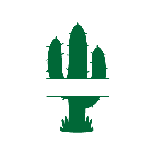 Cactus 20 — Cactus monogram SVG cut file