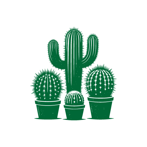 Cactus 23 — Cactus monogram SVG cut file