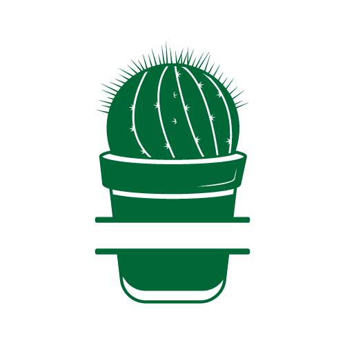 Cactus 45 — Cactus monogram SVG cut file