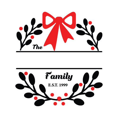Christmas 19 — Christmas monogram SVG cut file