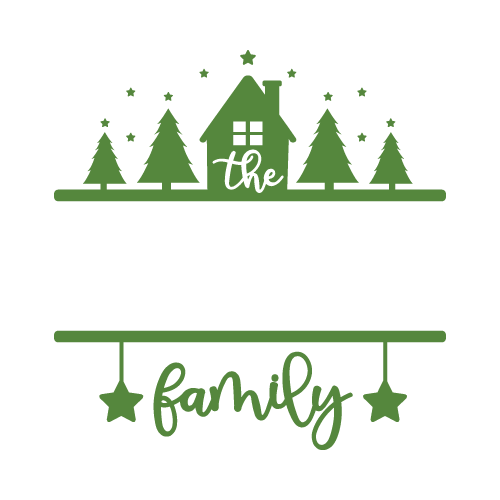 Christmas 03 — Christmas monogram SVG cut file