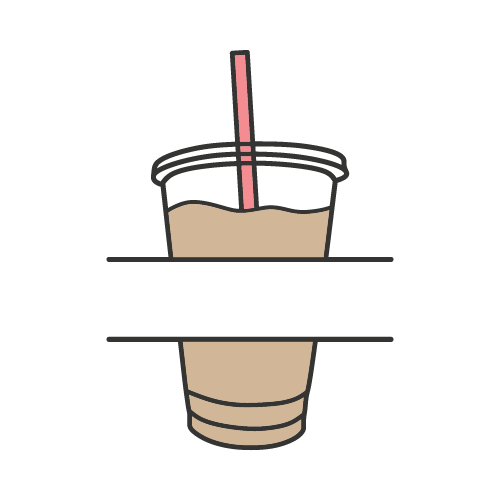 Coffee monograms design