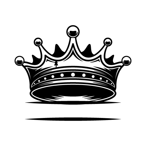 Crown 35 — Crown monogram SVG cut file