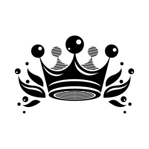 Crown 42 — Crown monogram SVG cut file
