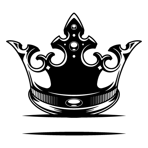 Crown 43 — Crown monogram SVG cut file