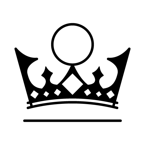 Crown 45 — Crown monogram SVG cut file