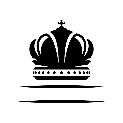 Crown 46 — Crown monogram SVG cut file