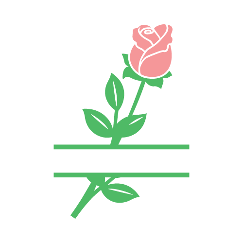 Flowers 19 — Flowers monogram SVG cut file