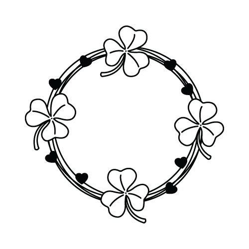 Flowers 23 — Flowers monogram SVG cut file