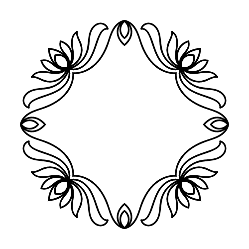 Frames 18 — Frames monogram SVG cut file