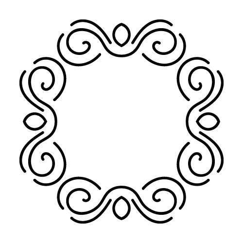 Frames 36 — Frames monogram SVG cut file