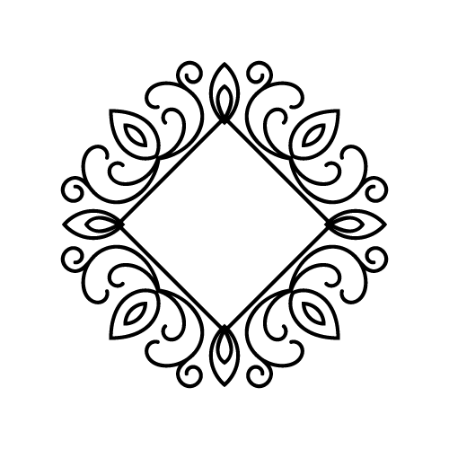 Frames 40 — Frames monogram SVG cut file