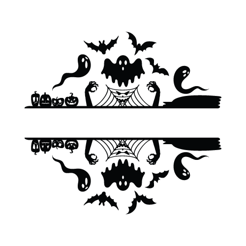 Halloween 17 — Halloween monogram SVG cut file
