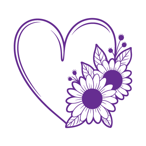 Heart 17 — Heart monogram SVG cut file
