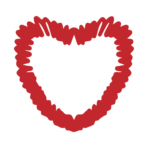 Heart 19 — Heart monogram SVG cut file