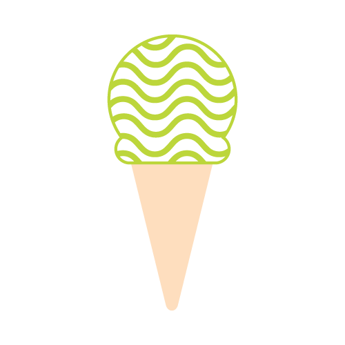 Ice Cream 21 — Ice Cream monogram SVG cut file