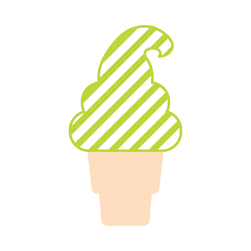 Ice Cream 24 — Ice Cream monogram SVG cut file