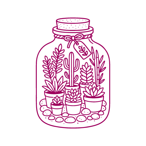 Jar 45 — Jar monogram SVG cut file