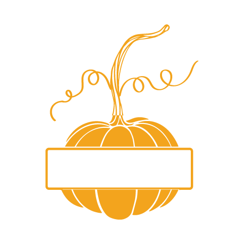 Pumpkin monograms SVG designs — 25 cut files