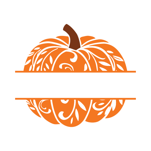 Pumpkin 17 — Pumpkin monogram SVG cut file