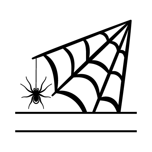 Spider 19 — Spider monogram SVG cut file