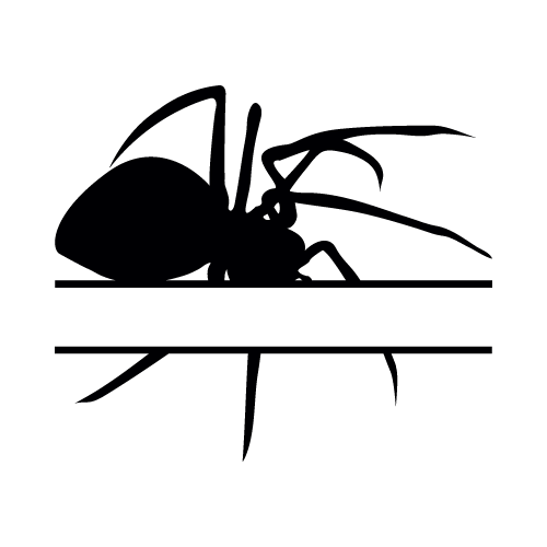 Spider 24 — Spider monogram SVG cut file