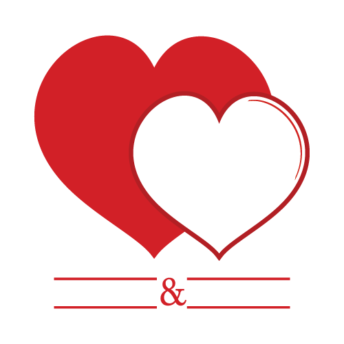 Valentine's Day 17 — Valentine's Day monogram SVG cut file