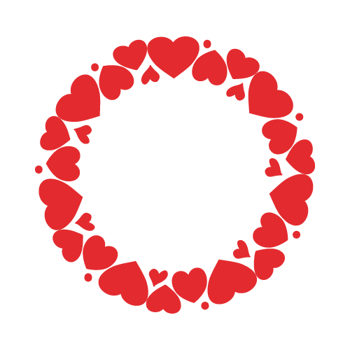 Valentine's Day 21 — Valentine's Day monogram SVG cut file
