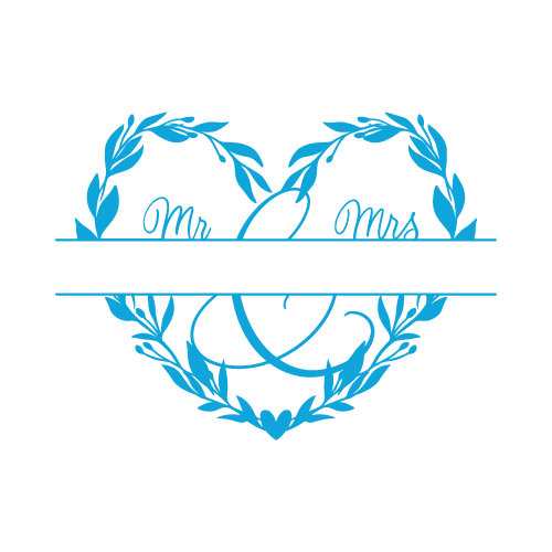 Wedding 25 — Wedding monogram SVG cut file