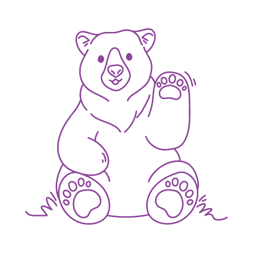 Bear 17 — Bear shape SVG cut file