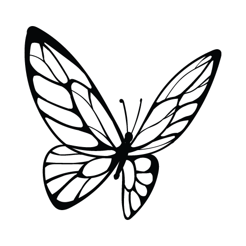 Butterfly 19 — Butterfly shape SVG cut file
