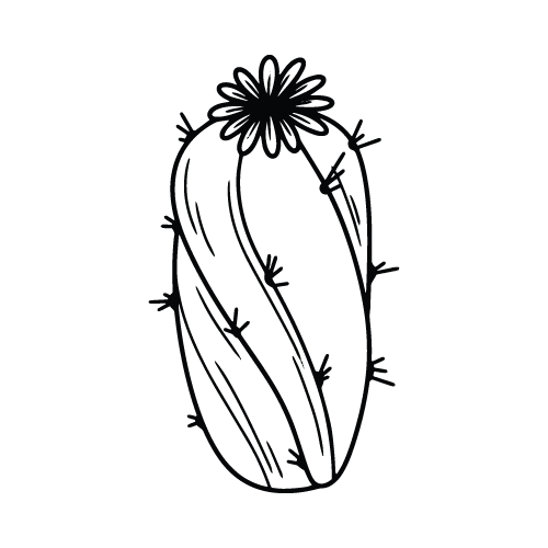 Cactus 02 — Cactus shape SVG cut file