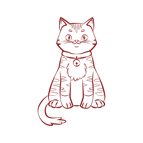 Cat 17 — Cat shape SVG cut file