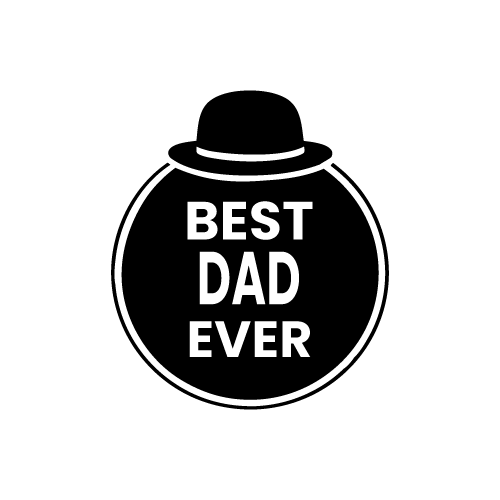 Dad 22 — Dad shape SVG cut file