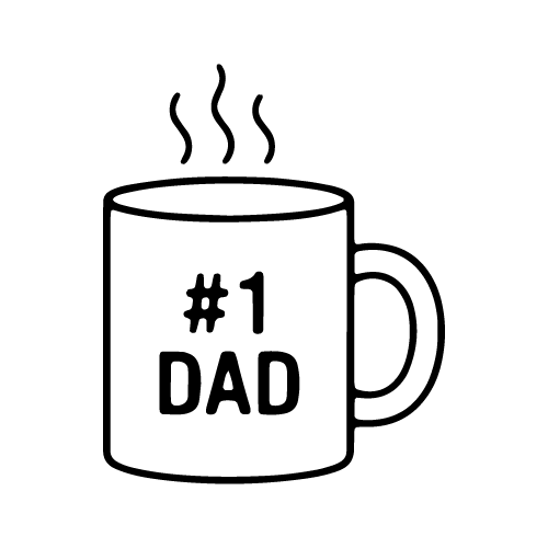 Dad 29 — Dad shape SVG cut file